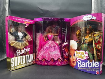 Teen Talk Barbie, Super Talk Barbie And Dance N Twirl Barbie