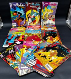 Lot Of Walt Disneys Aladdin And Lion King Comic Books