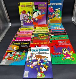 Lot Of Vintage Walt Disneys Uncle Scrooge Comic Books