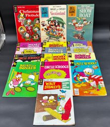 Lot Of Vintage Walt Disney Comic Books