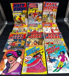 Vintage 1954 Radio Comics Katy Keene Pin Up Parade Comics With First 4 Issues And First 2 Editions