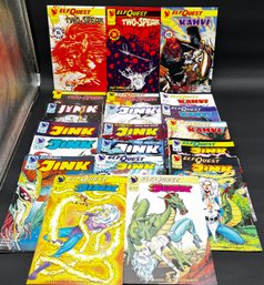 Lot Of Warp Graphics Elfquest Two Spear, Kahvi And Jink Comic Books
