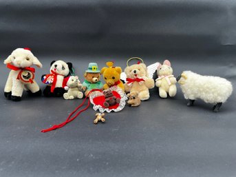 Lot Of Small Plush Animals Mostly Teddy Bears