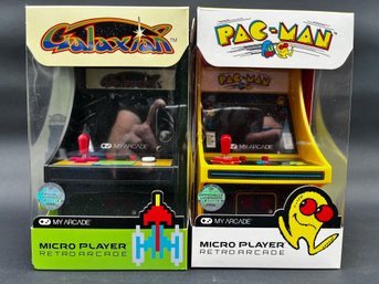 2 Mini Vintage Arcade Games By My Arcade Gaming Pac- Man And Galaxian
