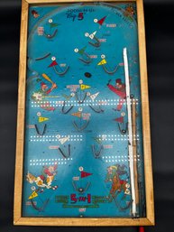 Vintage Northwestern Products Push M Up 5 In One Pinball Game