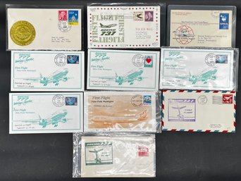 First Day Covers From First Day Flights On Many Boeing Aircraft Oldest 1963 Newest 1994