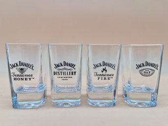 4 Different Jack Daniels Mini Tumblers