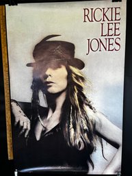 39x26 Inch Poster Of Rickie Lee Jones Dated 1981 By Warner Bros Records