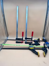 2 Bessey And 2 Quick Grip Clamps