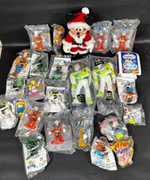 Bundle Of Mostly Walt Disney McDonalds Happy Meal Or Burger King Kids Club Toys