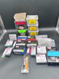 Lot Of Fastening Items Including Nails, Screws, Staples Etc