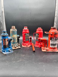 5 Bottle Jacks One Handle 3 Are 12 Tons, Sears Is 5 Tons And A 3 Ton