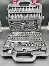 Husky 134 Piece Mechanics Tool Set 1/4 3/8 And 12 Drive