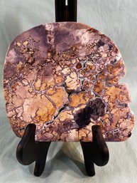 Polished Slice Of Opalized Fluorite AKA Tiffany Stone