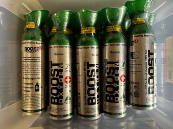 10 Boost Canisters 95% Oxygen Large Size 10 Liters