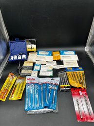 Lot Of Drill Bits, Hole Borers, Paddle Bits