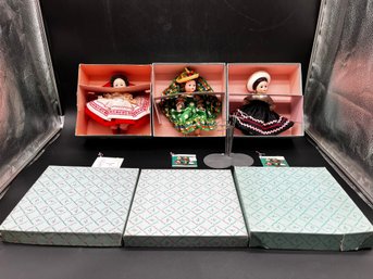 3 Vintage Madame Alexander Dolls, Russian 774, Brazil 773 And Mexican 776