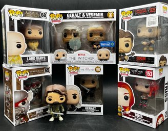 8 Fantasy-Themed FUNKO Pop Figurines Many NIB