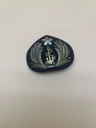 Vintage Japanese Imperial Navy Officers Cap Insignia