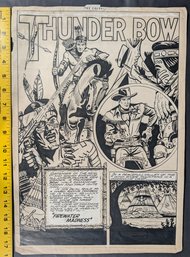 'Thunder Bow' Splash Page Original Artwork