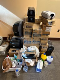 Paper Towel And Soap Dispenser Lot