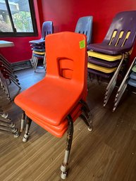 Set Of 3 Kids Plastic Stacking Chairs #3