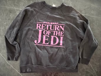 Vintage XXL Tultex Crewneck Sweatshirt MADE IN USA Custom RETURN OF THE JEDI