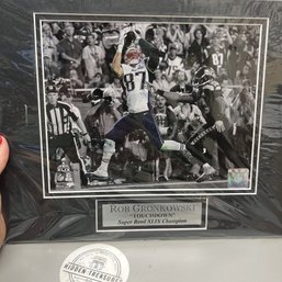 Rob Gronkowski Touchdown Super Bowl XLIX Champion