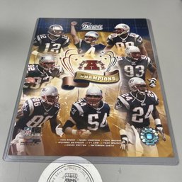 NEW ENGLAND PATRIOTS 2003 AFC CHAMPIONS 8X10 PHOTO
