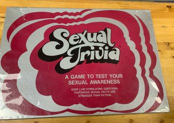 Vintage NEW SEALED 1984 SEXUAL TRIVIA Adult Board Game - Baron Scott