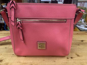 Dooney & Bourke Patent Leather Allison Crossbody Shoulder Bag K1083291 Pink