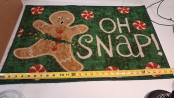 Oh Snap Holiday Door Mat