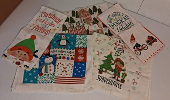 Lot Of Christmas Kitchen Towels