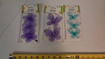 Set Of 3 Butterflies