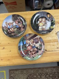 VIntage Hummel Plate Lot Of 3