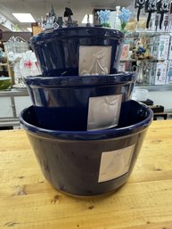 Vintage Tileware 3 Piece Bowl Set