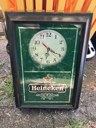 Heineken Clock (Minor Wear, See Photos)