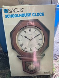 Vintage Abacus School House Clock