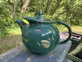 Vintage Hull Tea Pot Green