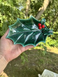 Vintage Christmas Soap Dish