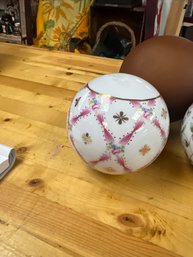 Lot Of 7 Glass/porcelain Decorative Balls