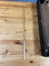 Lot Of Brosilicate Glass Pipettes W/small Glass Jars