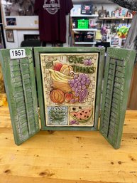 Folding Shutter 'give Thanks' Decoration (2)