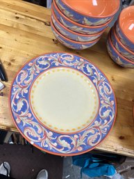 Pfaltzgraff Villa Della Luna 7 Bowl And 6 Plate Set