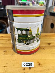 Vintage Coffee Can Chase And Sanborn Automobile With Ding