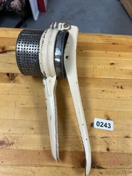 Vintage Metal Potato Ricer