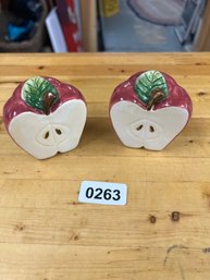 2 Ceramic Apples