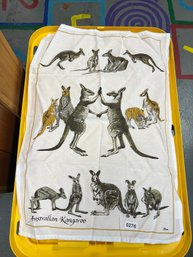 Australian Kangaroo Vintage Tapestry