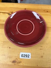 Aloha Dishwater By French. Saxon Maroon Plates Set Of 4