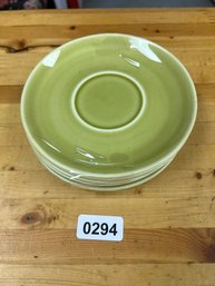 Aloha Dinnerware By French Saxon Lime Green Plates Set Of 5